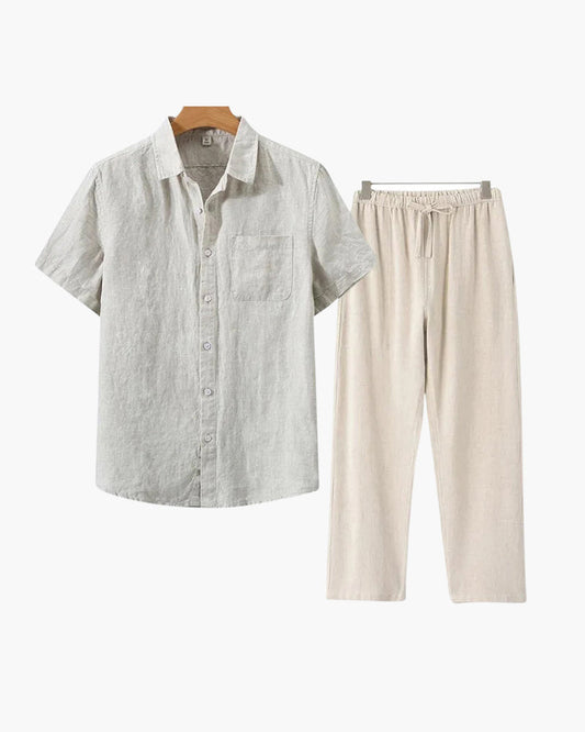 Old Money Linen Combo (manches courtes)