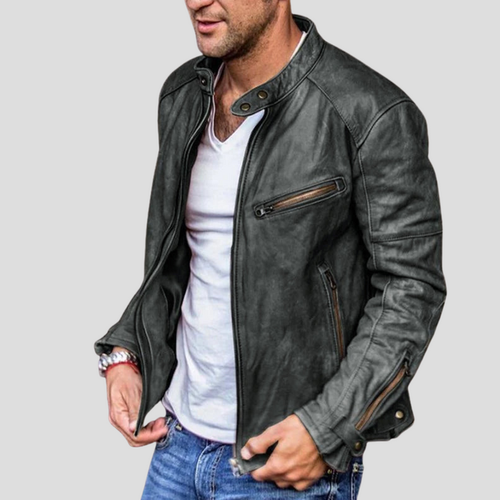 Veste pour homme à col montant – Couche moderne pour le port quotidien