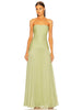 Eleanor | Robe de Mariage Maxi Sans Bretelles Plissée pour Femme