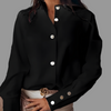 Chemise Puffer Boutonnée Femme – Couche Casual Quotidienne