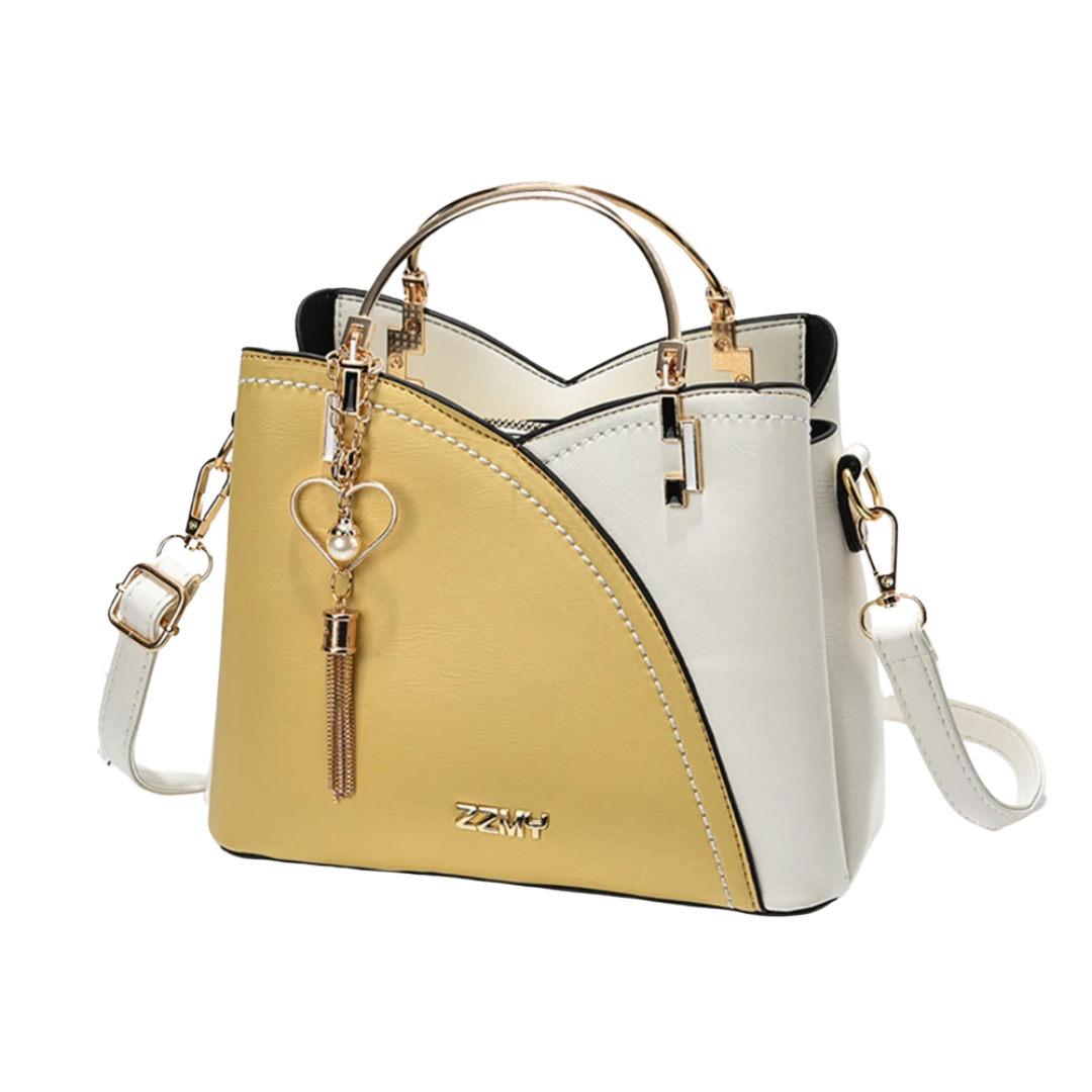 Luxetote – Sac à main patchwork vintage en cuir PU pour femmes