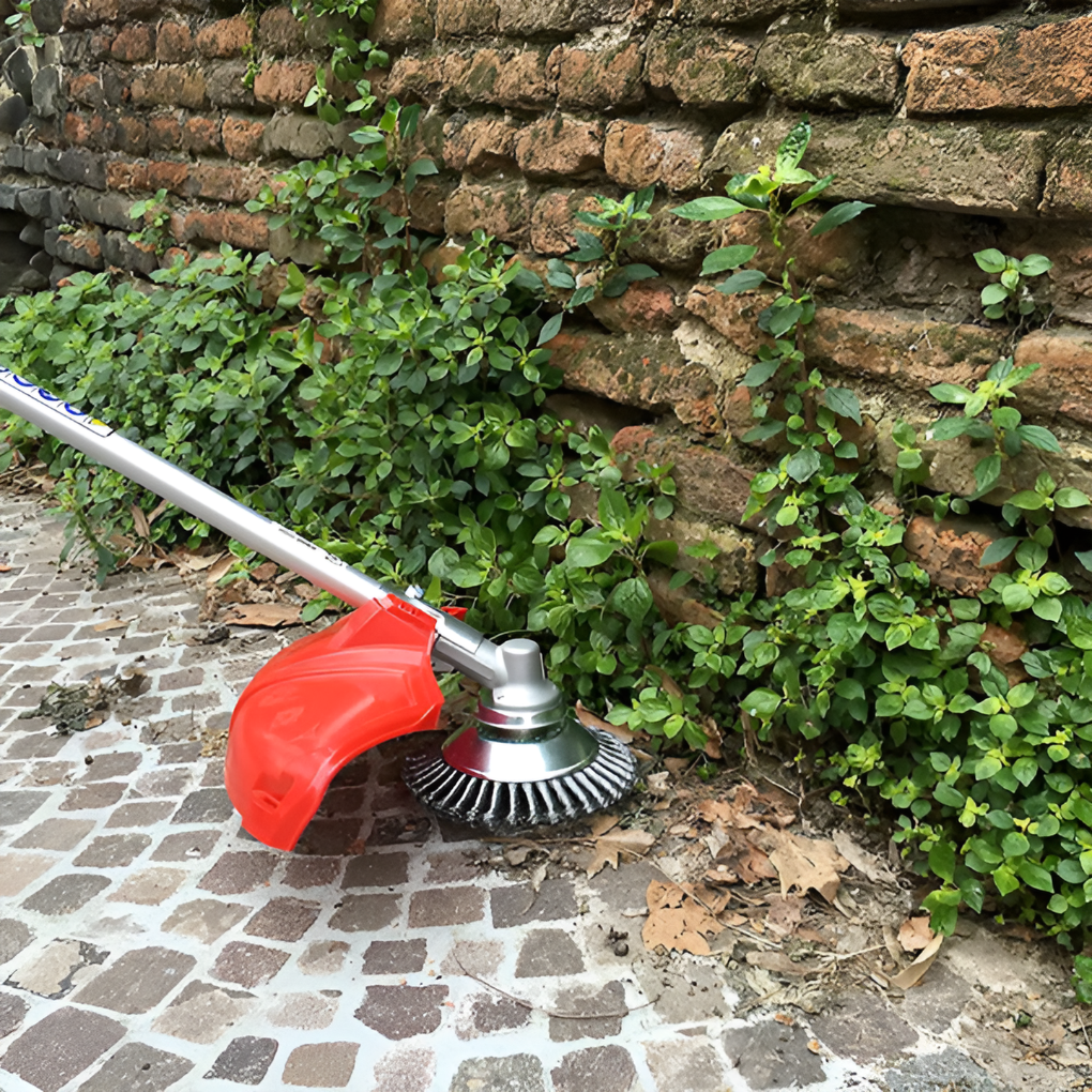 Brosse à mauvaises herbes en acier carbone et taille (brosse uniquement)