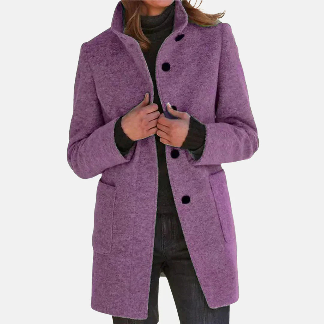 Manteau en Tweed Vintage avec Charme Sophistiqué