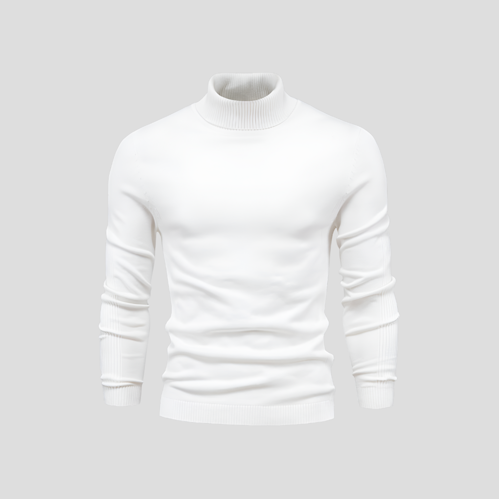Pull Col Roulé Homme – Casual – Toute Saison