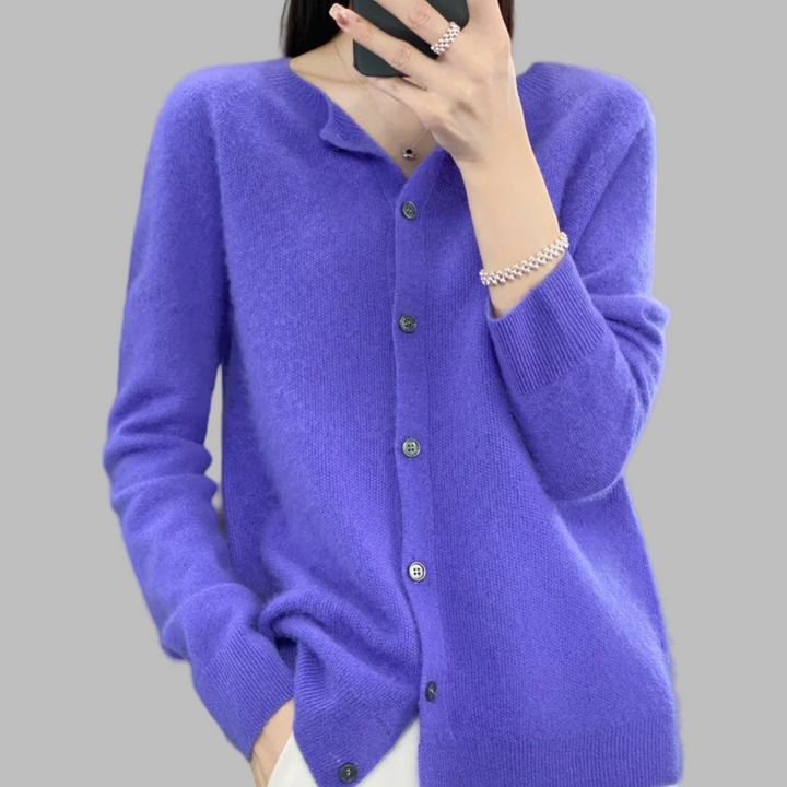 Cardigan O-Col Femmes