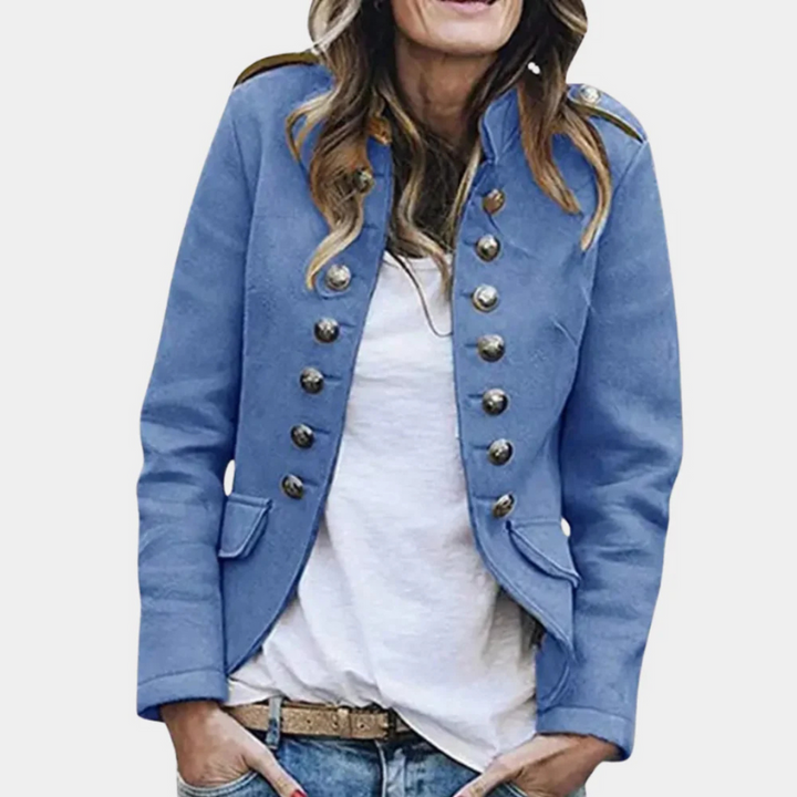 Manteau en Laine Double Breasted pour Femme