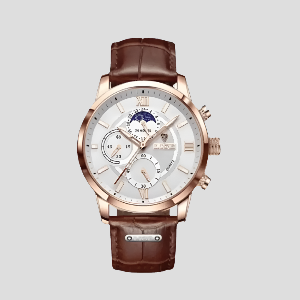 Montre Classique 42mm pour Homme Élégante et Fonctionnelle