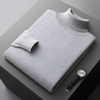 Pull en laine fine pour homme de haute qualité à col roulé