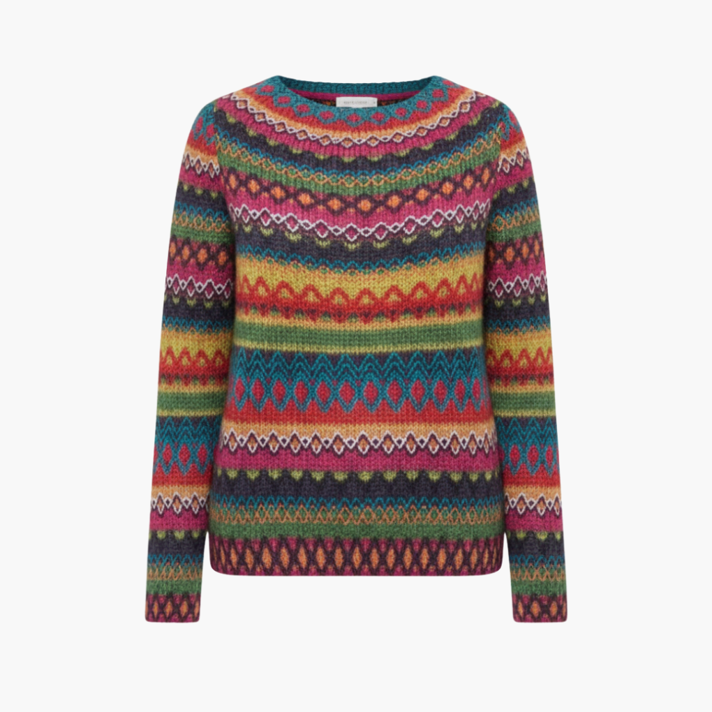 Pull en maille femme col rond