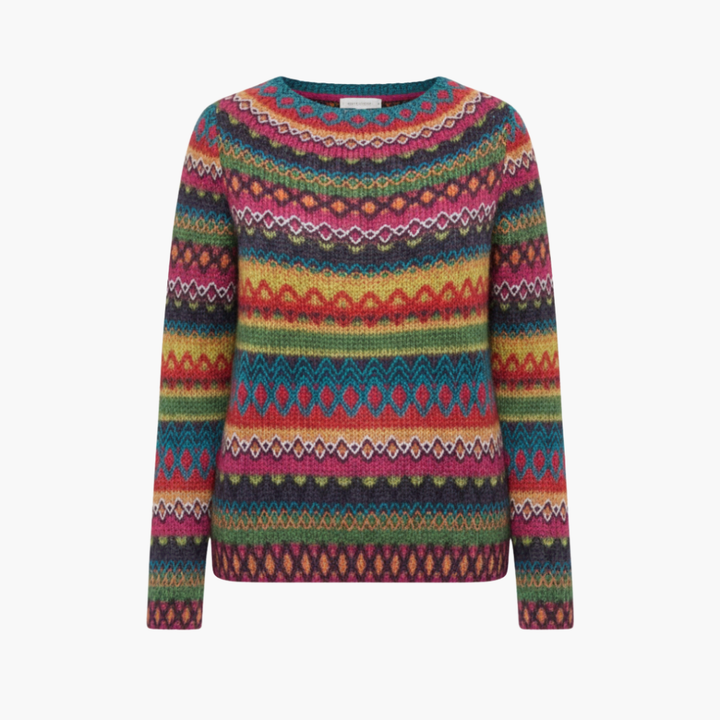 Pull en maille femme col rond