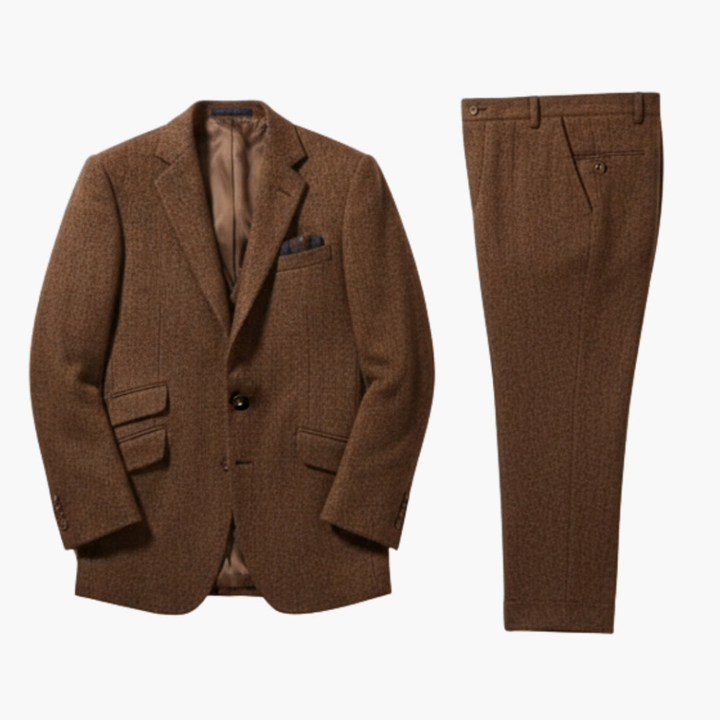 Ensemble de Costume Formel pour Homme avec Veste et Gilet