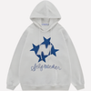 Sweat à Capuche Graphique Oversize Femme