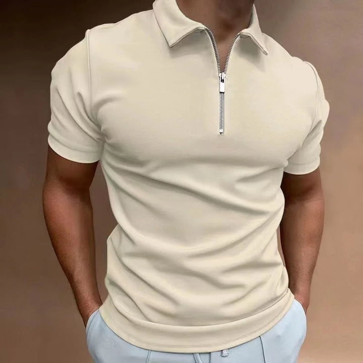 Polo avec Col Zip Modernité Sophistiquée Rencontre Confort Quotidien