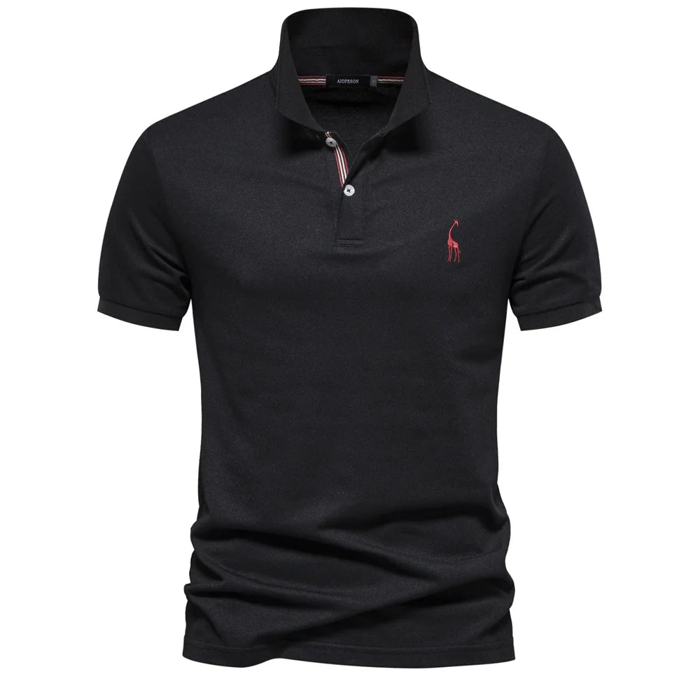 Polo Classique Ralph pour Homme avec Broderie Style Intemporel avec Détails Raffinés