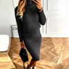 Robe Pull en Maille pour Femme – Style Confortable avec Chaleur Quotidienne