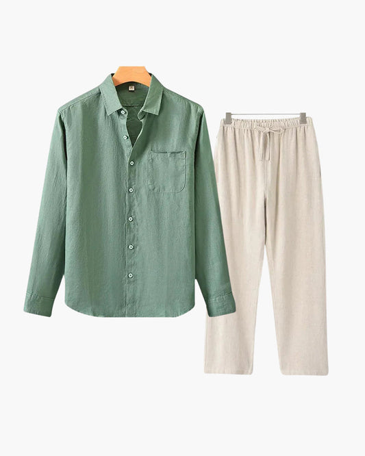Old Money Linen Combo (manches longues)