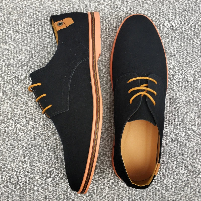 Chaussures Oxford en Suède et Cuir ClassicStep Artisanat Raffiné pour l'Homme Moderne
