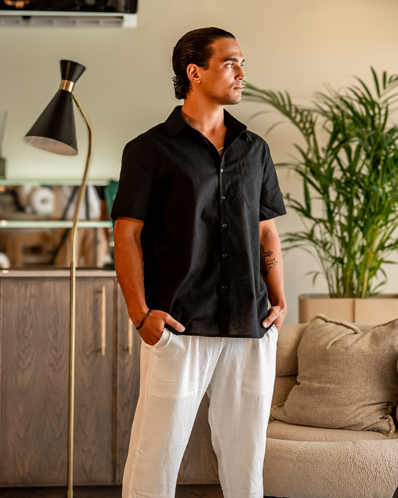 Cape Town - Linen Shirt (manches courtes)