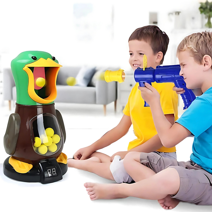 Jeu de Billes Souples Alimenté par Air avec Canard Marcheur et Lumières