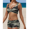 Isla – Maillot de Bain Femme Imprimé Deux Pièces | Ajustable