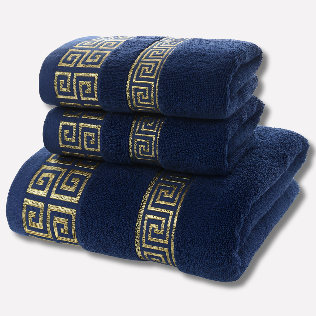 Ensemble de serviettes en coton Casa Luxe Athena (2 pièces)