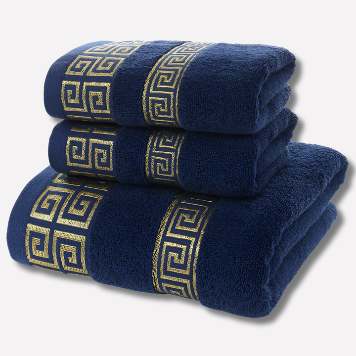 Ensemble de serviettes en coton Casa Luxe Athena (2 pièces)