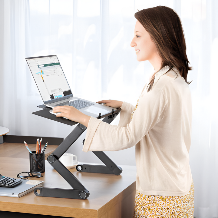 Support d'ordinateur portable pour bureau