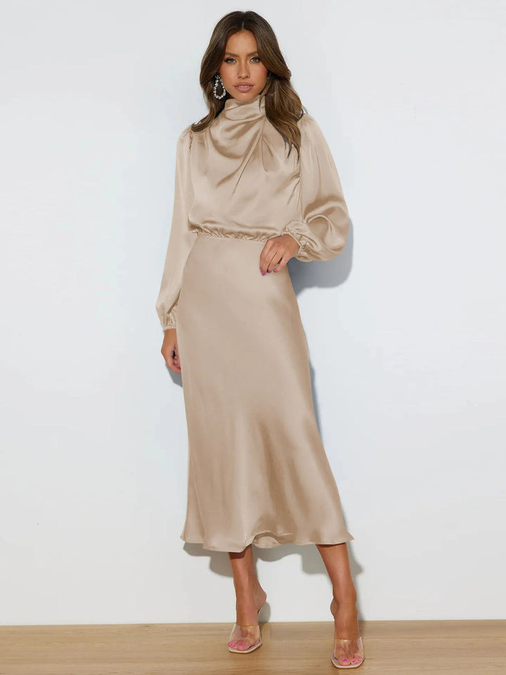 Robe de Soirée en Satin Élegante pour Femmes