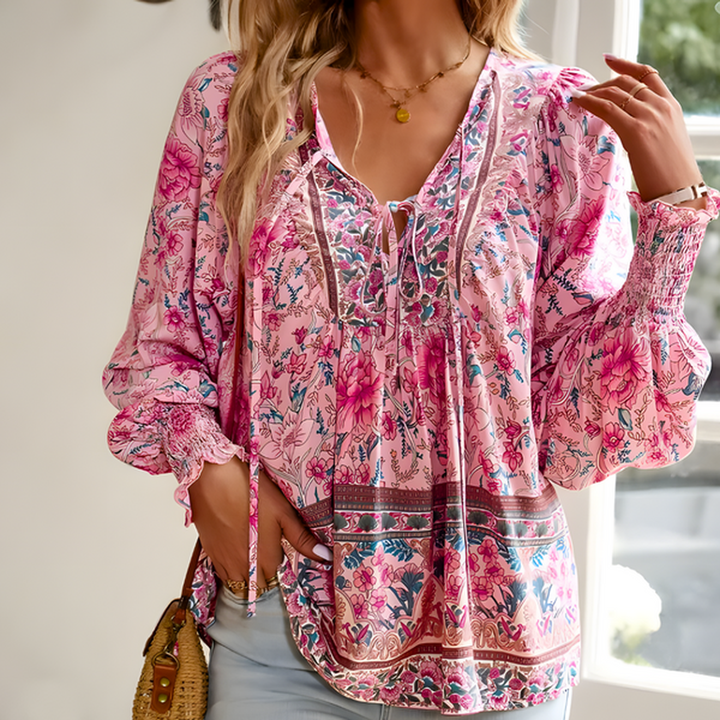 Blouse Florale pour Femmes – Vêtements Quotidiens Modernes