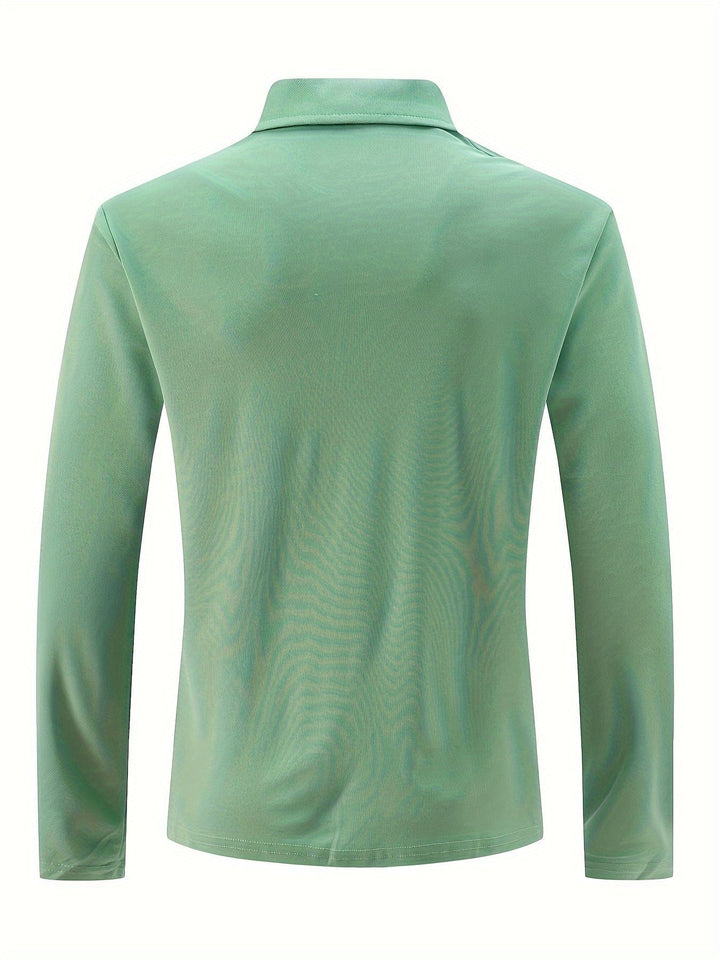 Chemise Polo Homme à Manches Longues