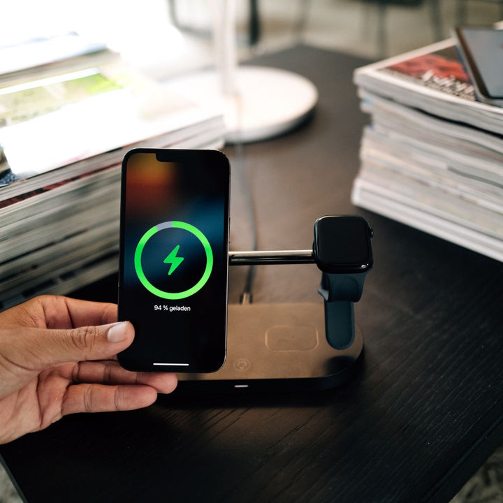 PowerBoost - Station de Charge 3-en-1 Sans Fil pour Recharge Rapide et Sécurisée