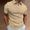 Polo Muscle Fit Homme avec Zipper