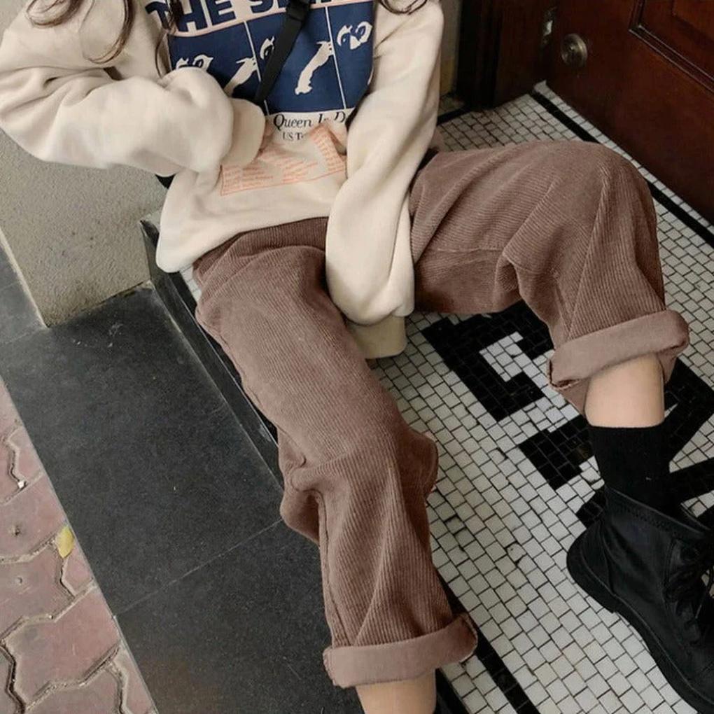Pantalons en Corduroy pour Femmes – Pantalons Quotidiens Stylés