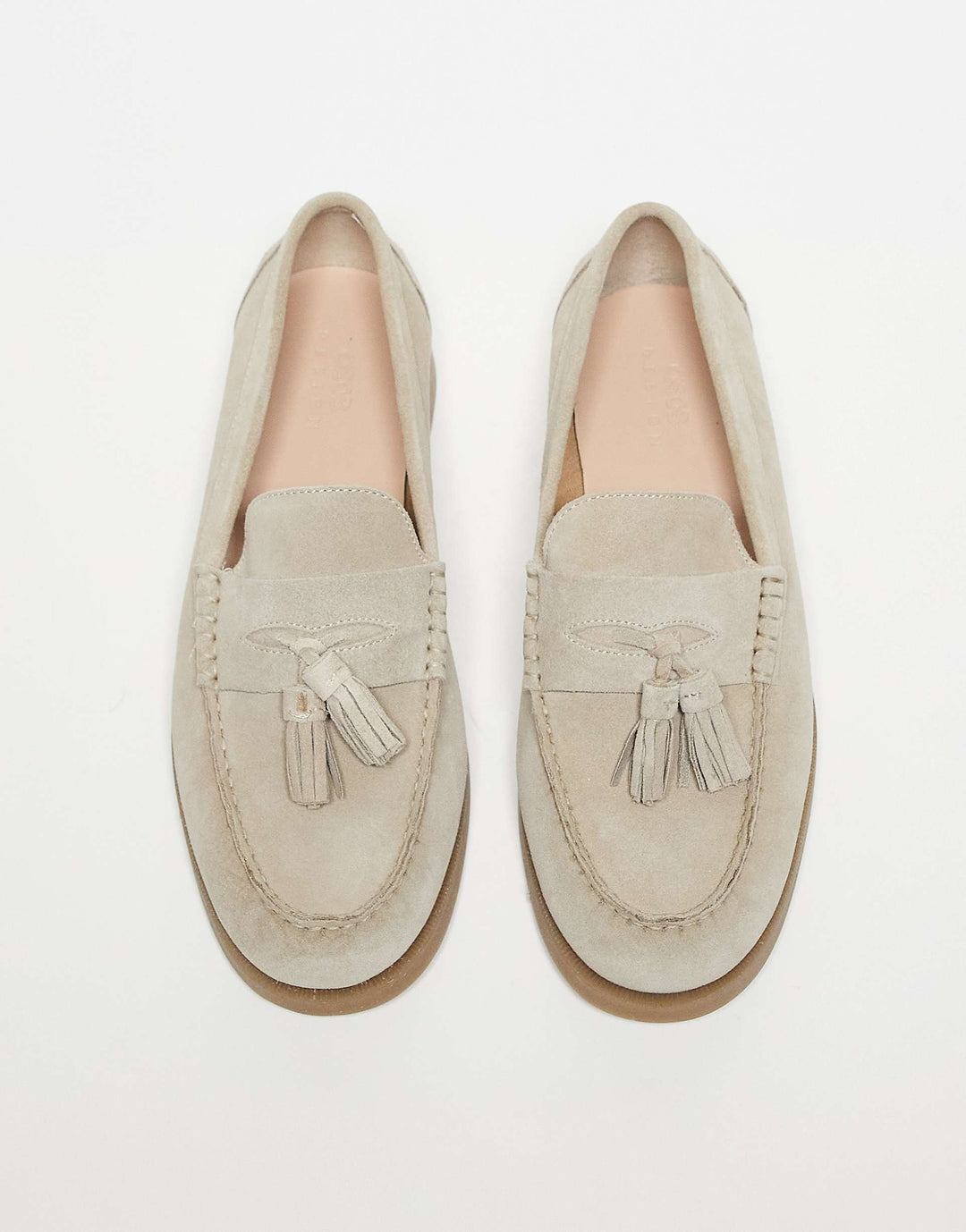 Mocassins de luxe en suède avec détails en frange