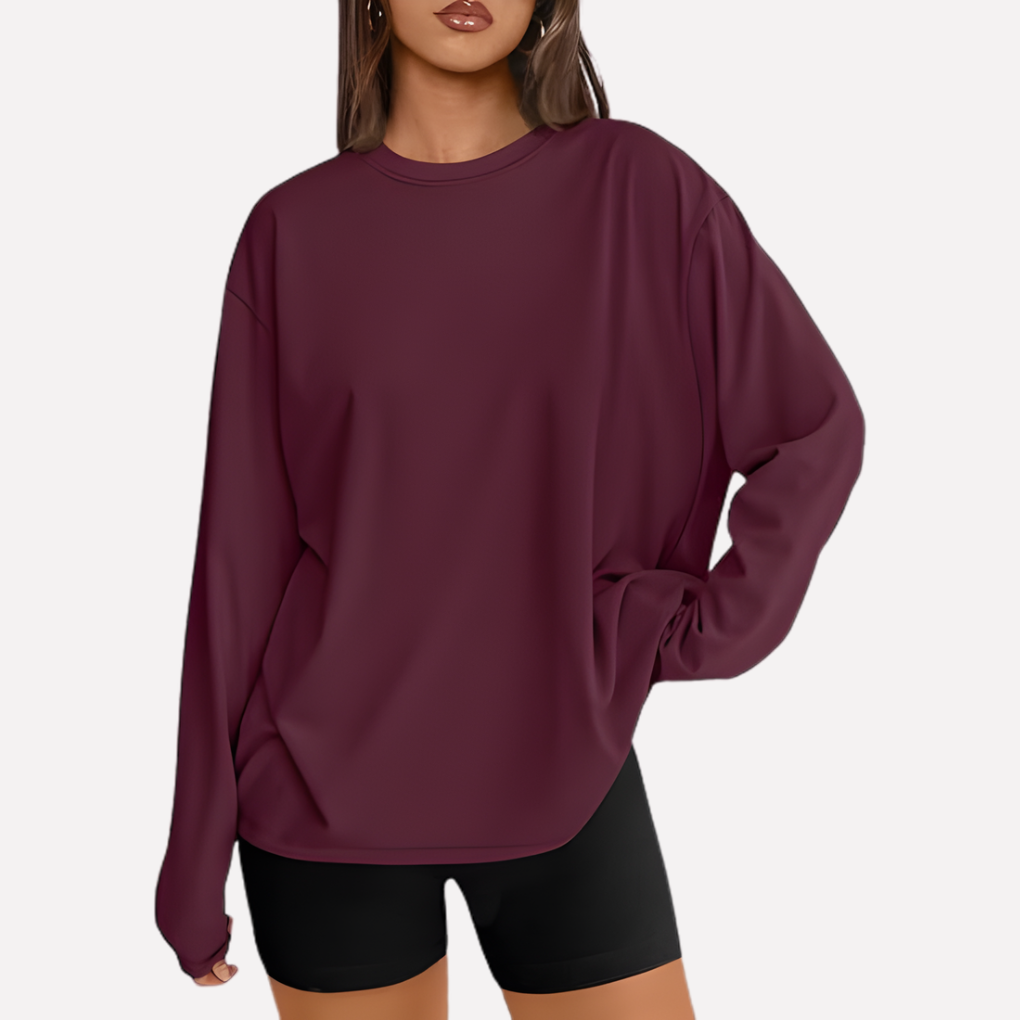 Chemise Longue Manches Amples Femme