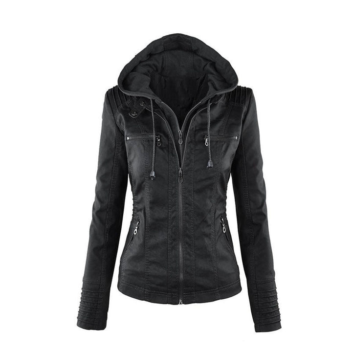 Veste en cuir d'été pour femmes élégance légère pour jours chauds