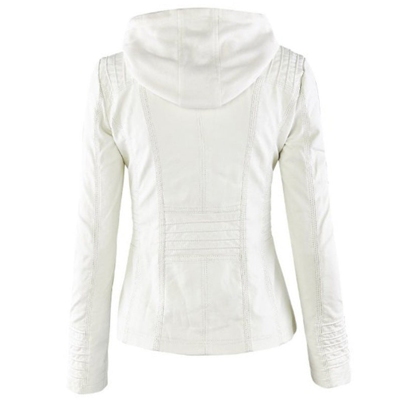 Veste en cuir d'été pour femmes élégance légère pour jours chauds