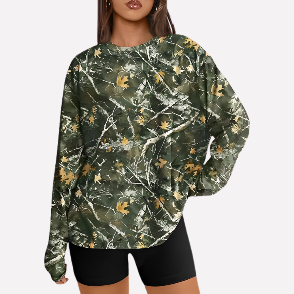 Chemise Longue Manches Amples Femme