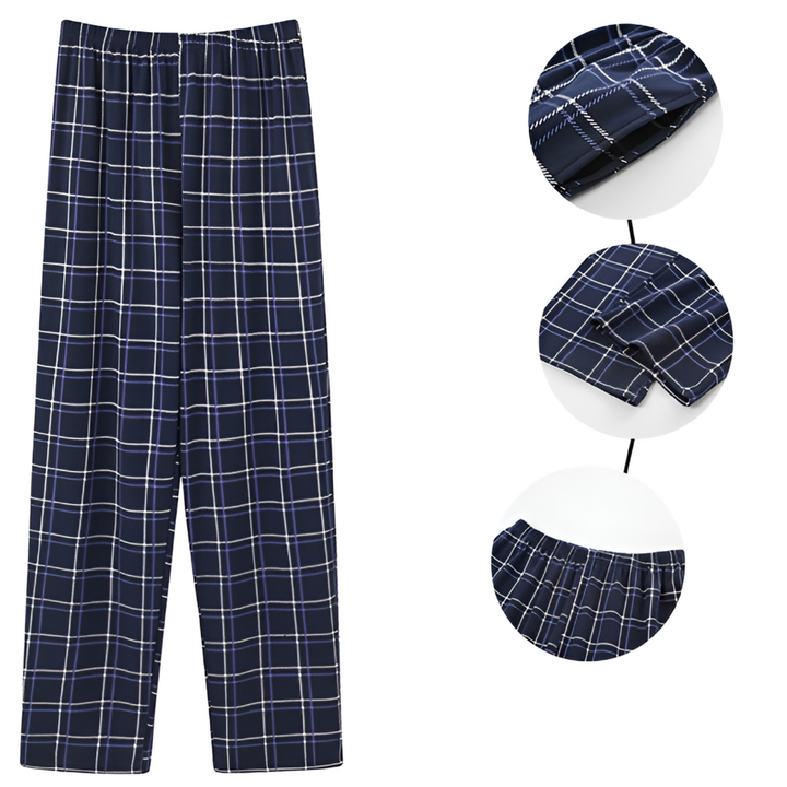 Pantalons de pyjama en flanelle pour hommes - 3 pièces