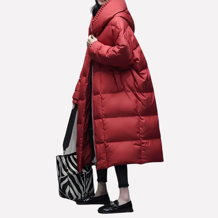 Manteau Long Quilté pour Femmes