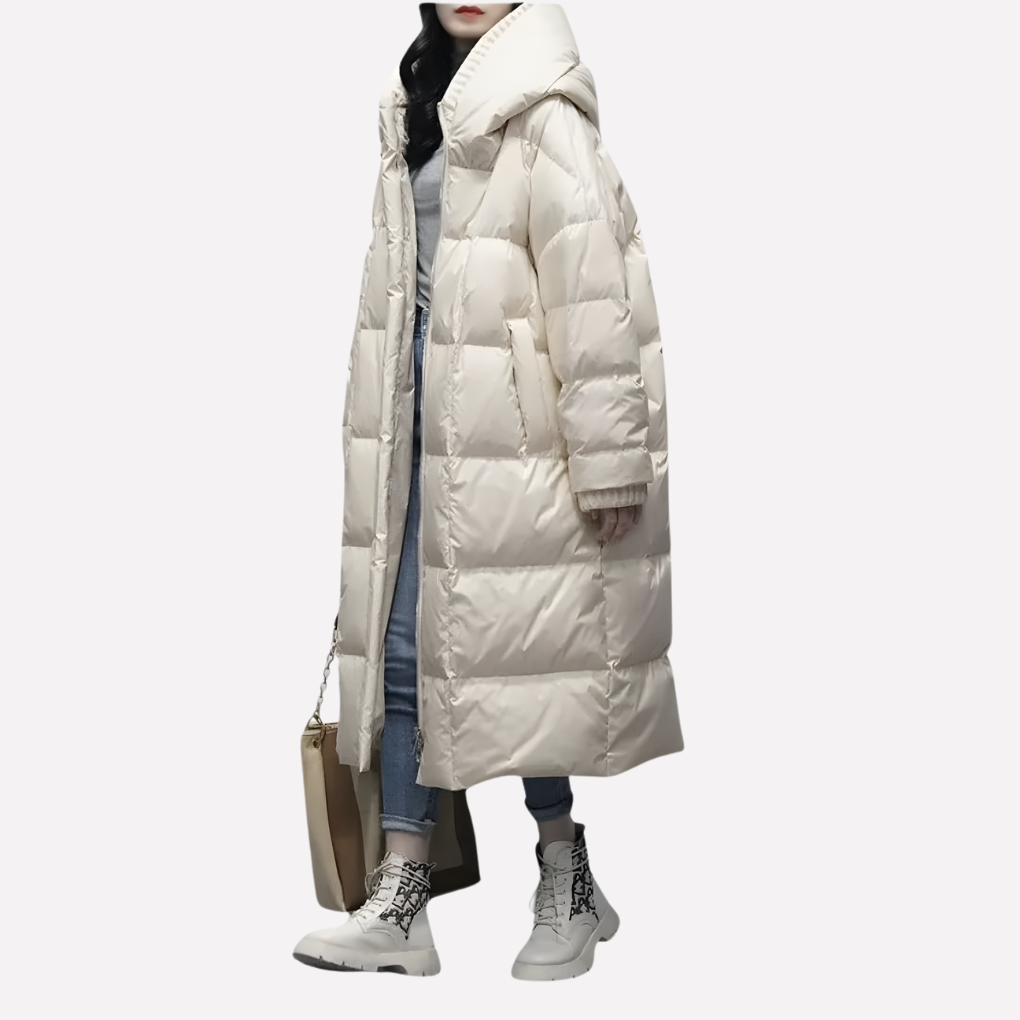 Manteau Long Quilté pour Femmes
