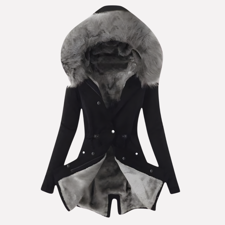 Manteau d'hiver pour femmes avec capuche
