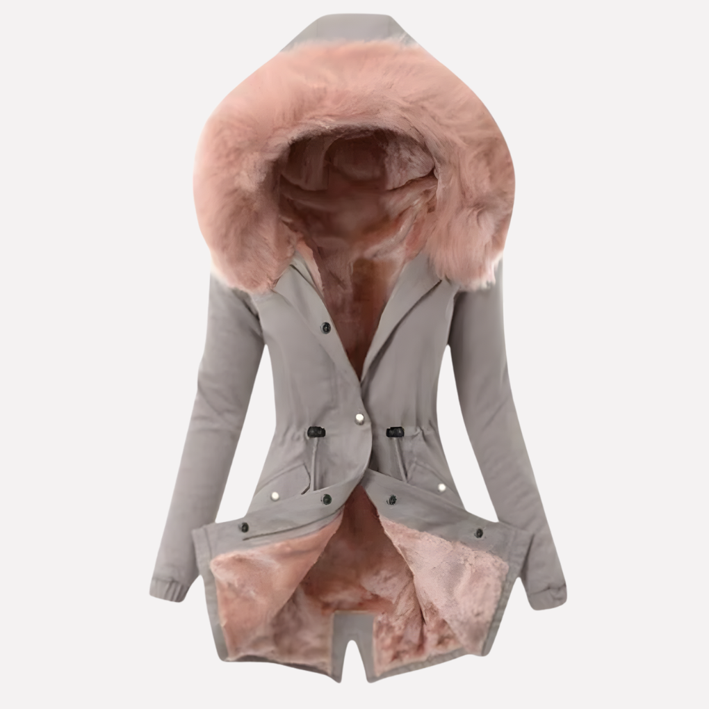 Manteau d'hiver pour femmes avec capuche