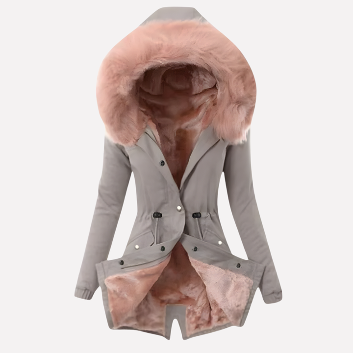 Manteau d'hiver pour femmes avec capuche