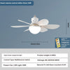 Lampe de ventilateur de plafond LED E27 avec télécommande