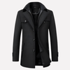 Manteau pour homme à col encoché