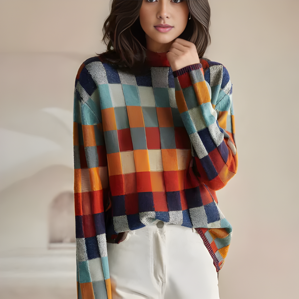 Pull Haut Col Roulé Femme