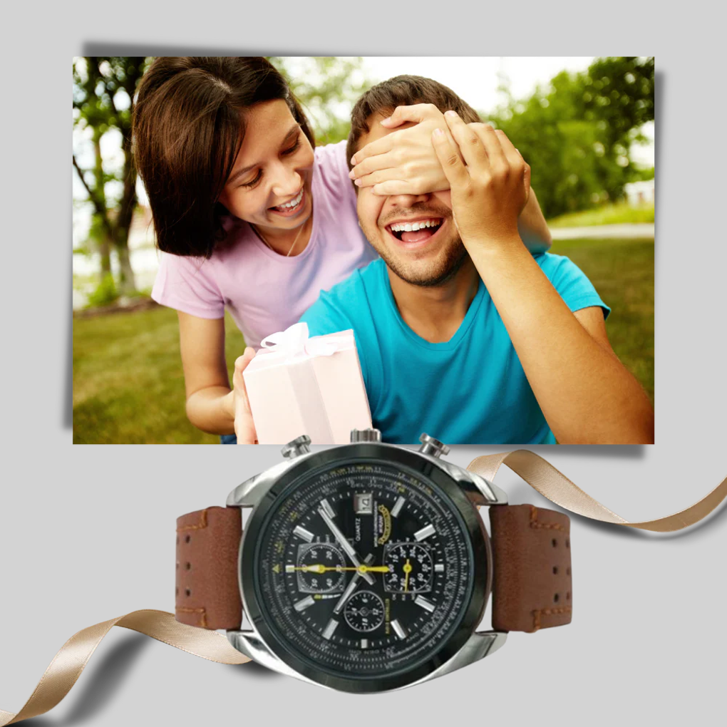 Montre à Quartz pour Homme – Style Élégant avec Design Imperméable