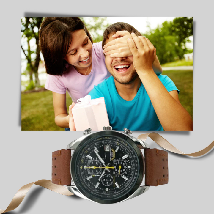 Montre à Quartz pour Homme – Style Élégant avec Design Imperméable