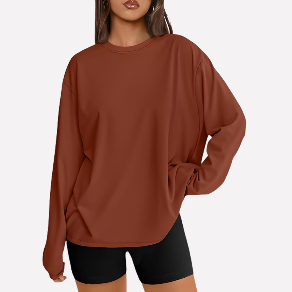 Chemise Longue Manches Amples Femme